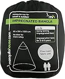 Moskitonetz für Reisen und Camping, imprägniert, für 2 Personen, 250 x 1250 x 42 cm