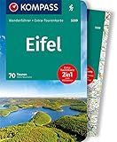 KOMPASS Wanderführer Eifel, 70 Touren: mit Extra-Tourenkarte Maßstab 1:100.000, GPX-Daten zum Download