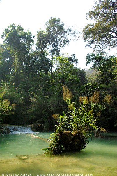 Kuang Si Wasserfälle bei Luang Prabang - Laos © Volker Abels Kuang Si Wasserfälle bei Luang Prabang - Laos © Volker Abels