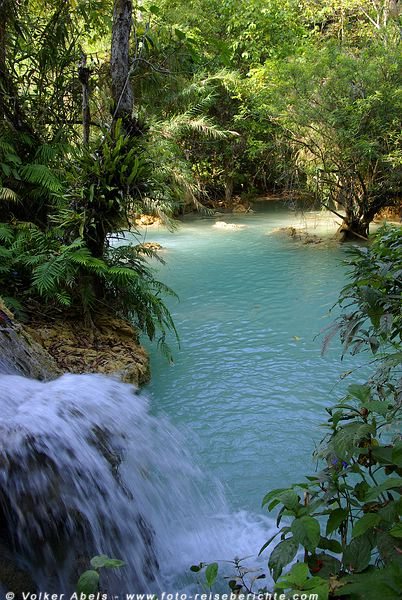 Kuang Si Wasserfälle bei Luang Prabang - Laos © Volker Abels Kuang Si Wasserfälle bei Luang Prabang - Laos © Volker Abels