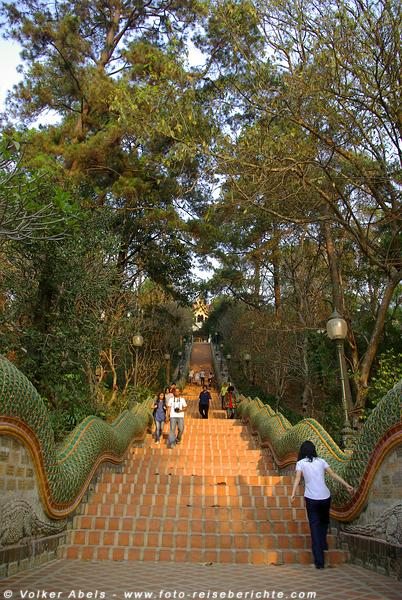 Aufstieg zum Wat Phrathat Doi Suthep - Chiang Mai © Volker Abels Aufstieg zum Wat Phrathat Doi Suthep - Chiang Mai © Volker Abels