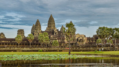 Ein schöne Reiseziel - Angkor Wat in Kambodscha