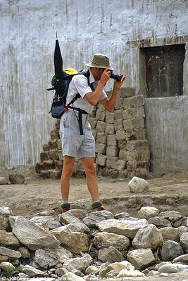Tourist beim Fotografieren © Volker Abels