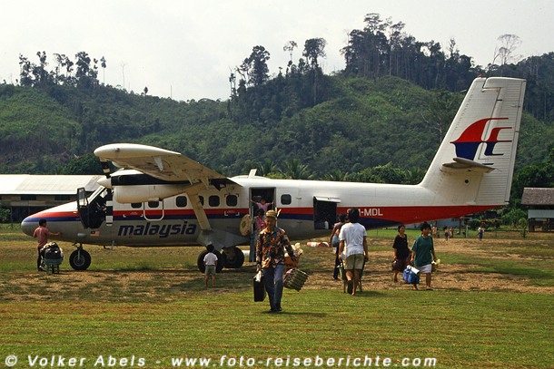 Ankunft in Long Lelang © Volker Abels