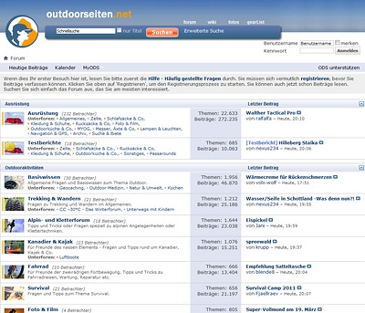 Outdoorseiten.net - ein Forum rund um Outdooraktivitäten 2 Outdoorseiten.net – das Forum rund um Outdooraktivitäten