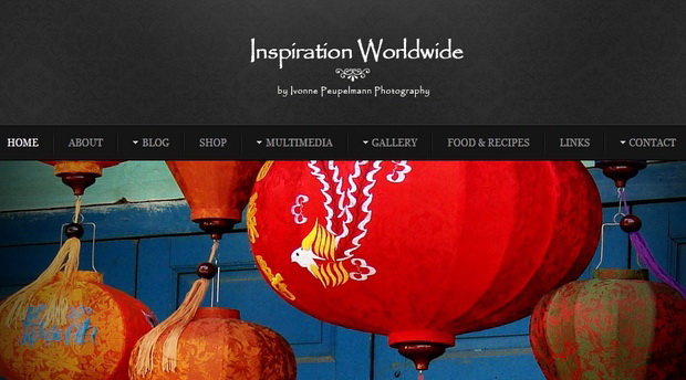 Inspiration Worldwide - Reiseblog von Ivonne Peupelmann 2 Screenshot der Website Inspiration Worldwide