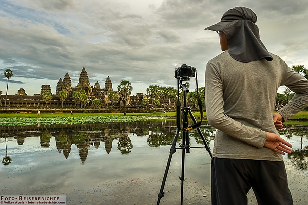 Angkor Wat und Kambodscha - lohnt sich ein Besuch? 5 Fotograf am Angkor Wat in Kambodscha