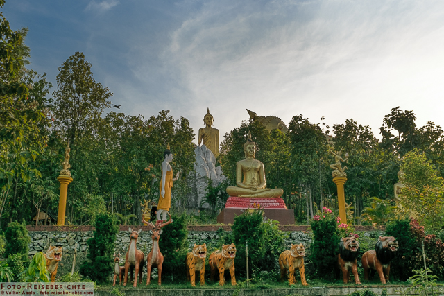 Wat Mok Khan Lan und der Suttichit Buddha Park in Nordthailand 18 Tierfiguren und Buddha Darstellungen im Suttichit Buddha Park © Volker Abels - www.foto-reiseberichte.com