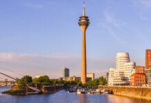 Fotografieren im Medienhafen Düsseldorf 19 Sklyline Medienhafen Düsseldorf
